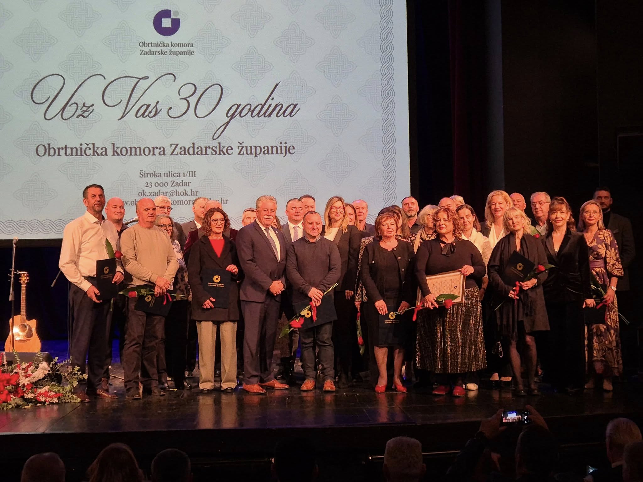 ODRŽANA SVEČANA SJEDNICA POVODOM 30. OBLJETNICE OSNUTKA OBRNIČKE KOMORE ZADARSKE ŽUPANIJE