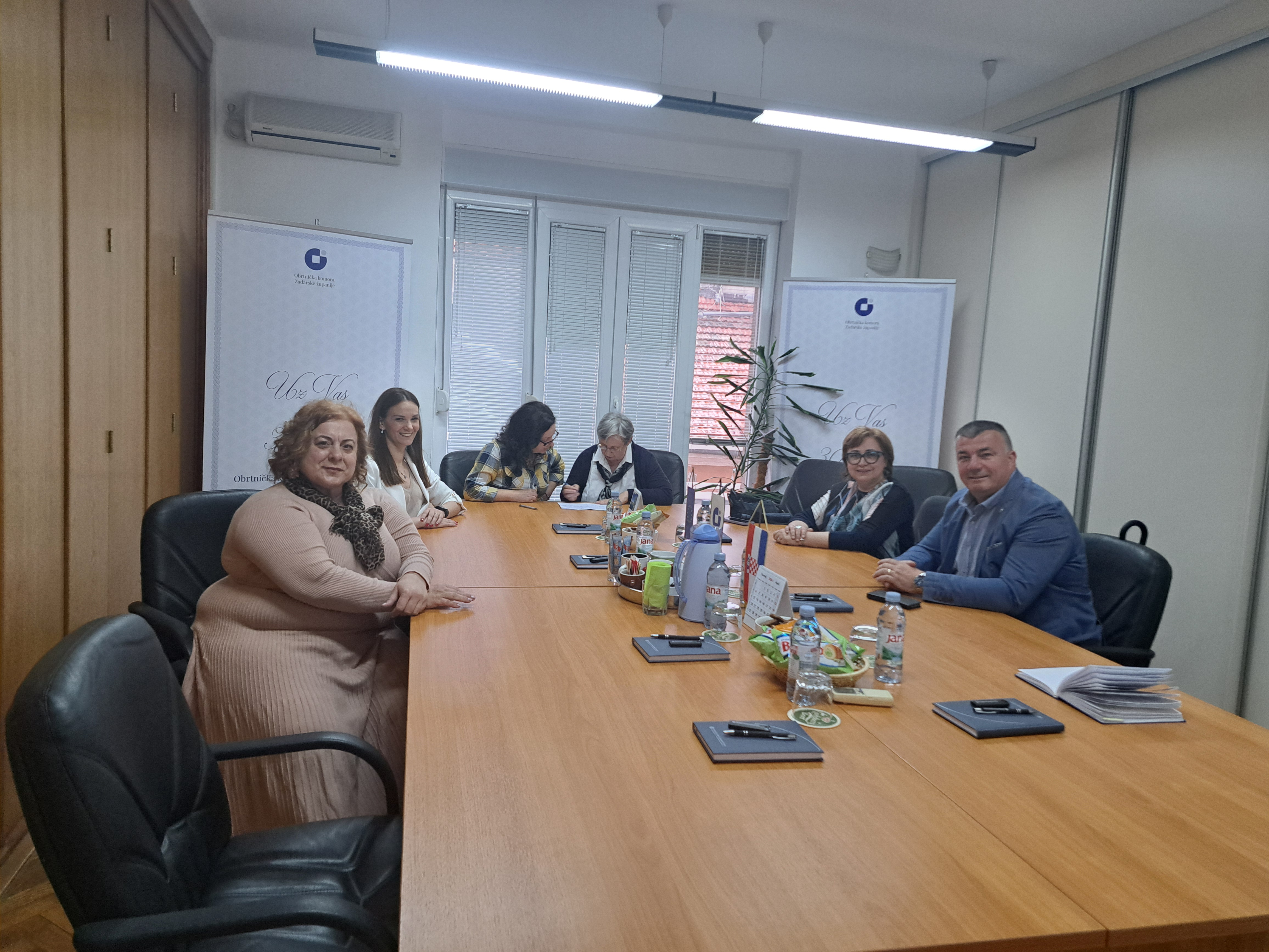 Delegacija Hrvatske obrtničke komore u radnom posjetu Obrtničkoj komori Zadarske županije